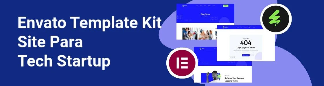 Wordpress completo template kit site para tech startup CCS4MZ7