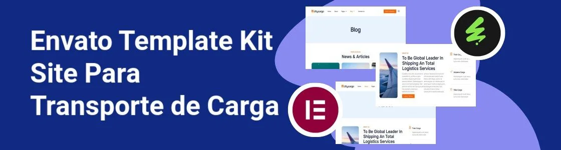 Wordpress completo template kit site para transporte de carga 4PV2VD2