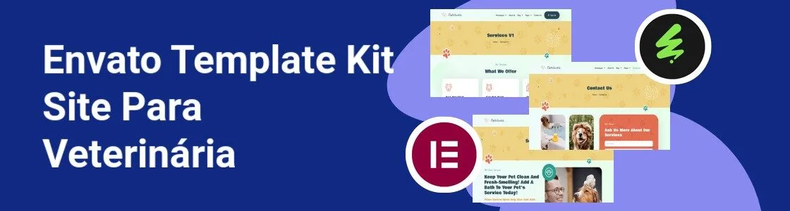 Wordpress completo template kit site para veterinaria U3D96QW