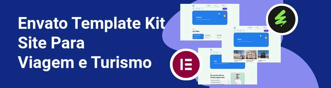 Wordpress completo template kit site para viagem e turismo GPVPZU9