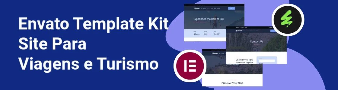 Wordpress completo template kit site para viagens e turismo QQ3KZWG